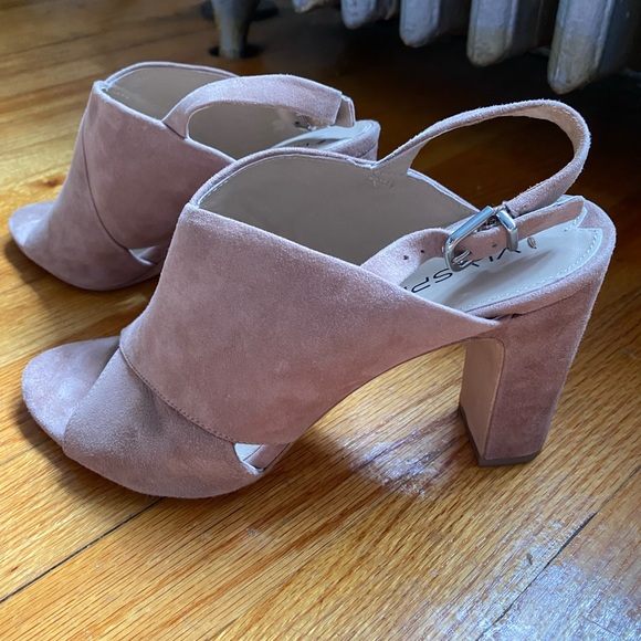 Via Spiga Slingback Suede Heels - Picture 2 of 5